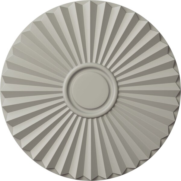 Ekena Millwork Shakuras Ceiling Medallion (For Canopies up to 5"), Hand-Painted Pot of Cream, 19 3/4"OD x 1 3/8"P CM20SHPCF - main